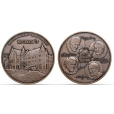 2022. évi Bács-Kiskun megye, Kecskemét színesfém emlékérme patinázott BU